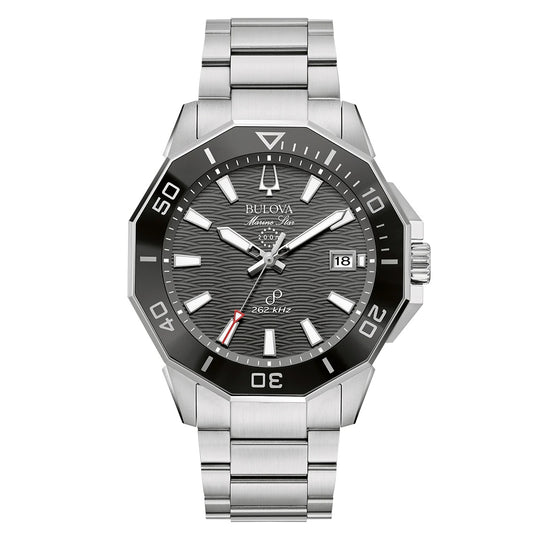Bulova Marine Star Men's Grey Quartz Watch