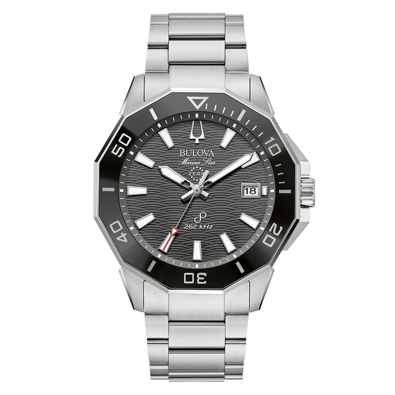 Bulova Marine Star Men's Grey Quartz Watch