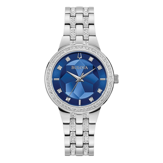 Bulova Phantom Ladies' Blue Crystal Quartz Watch