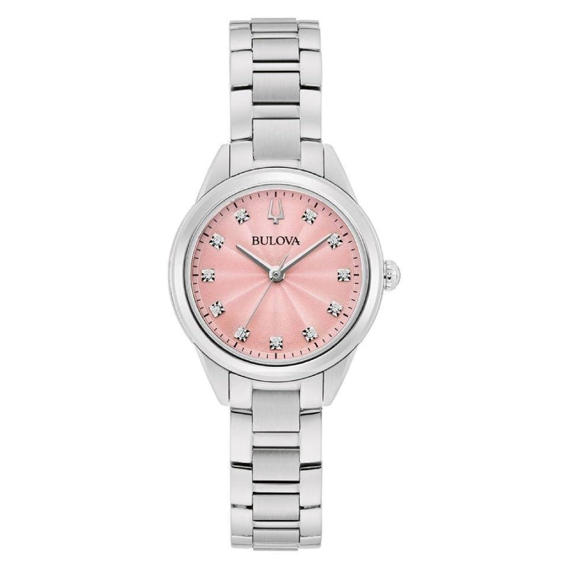 Bulova Sutton Ladies' Diamond Pink Quartz Watch