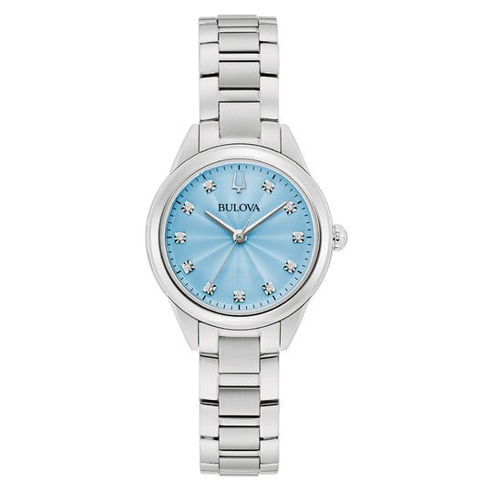 Bulova Sutton Ladies' Light Blue Quartz Watch