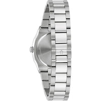 Bulova Surveyor Ladies' White Mother of Pearl Diamond Quartz Watch