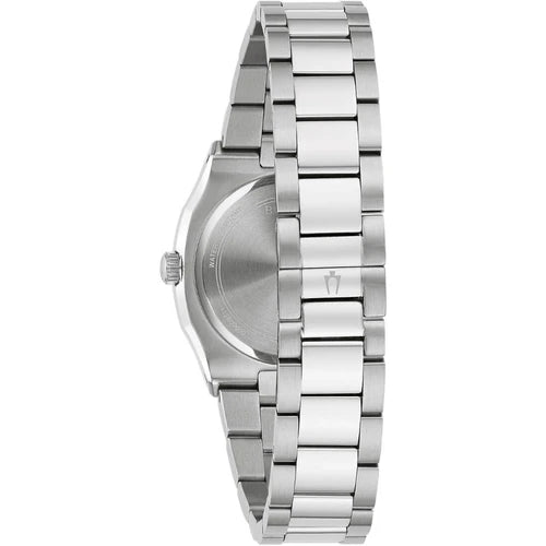 Bulova Surveyor Ladies' White Mother of Pearl Diamond Quartz Watch