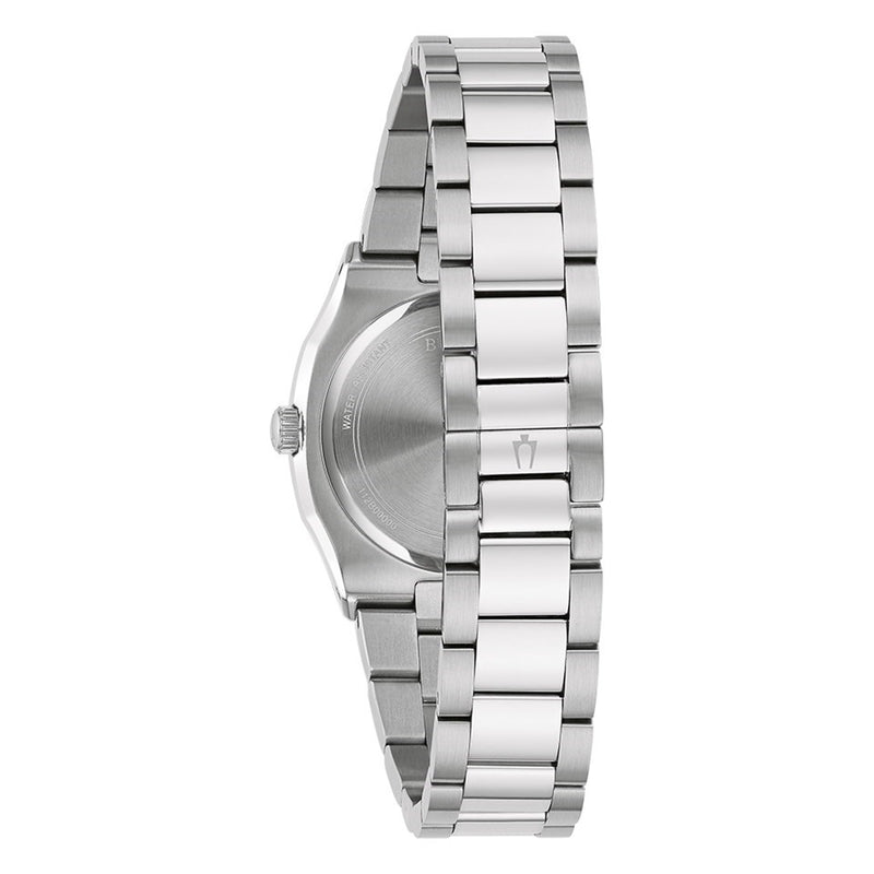 Bulova Surveyor Ladies' Blue Mother of Pearl Diamond Quartz Watch