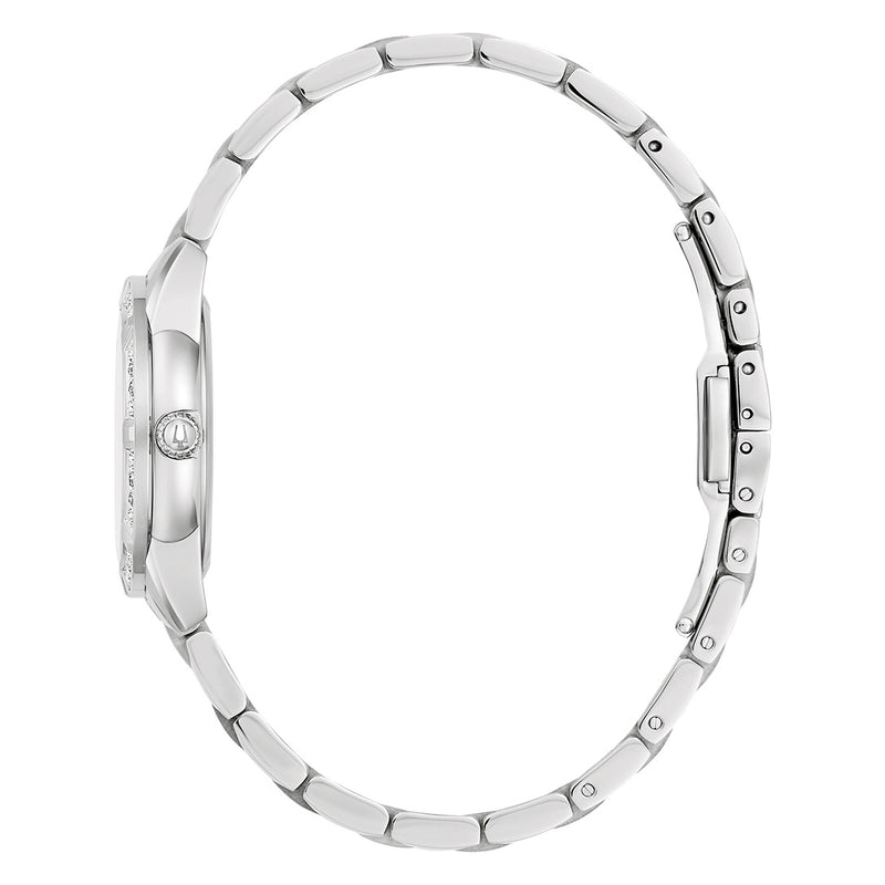Bulova Sutton Ladies' Diamond White Quartz Watch