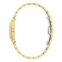 Bulova Sutton Ladies' Gold Rectangular White Mother of Pearl Quartz Watch
