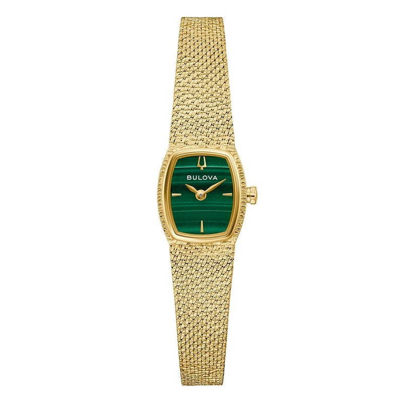 Bulova Goddess of Time Ladies' Green Malachite Quartz Watch