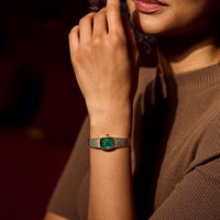 Bulova Goddess of Time Ladies' Green Malachite Quartz Watch