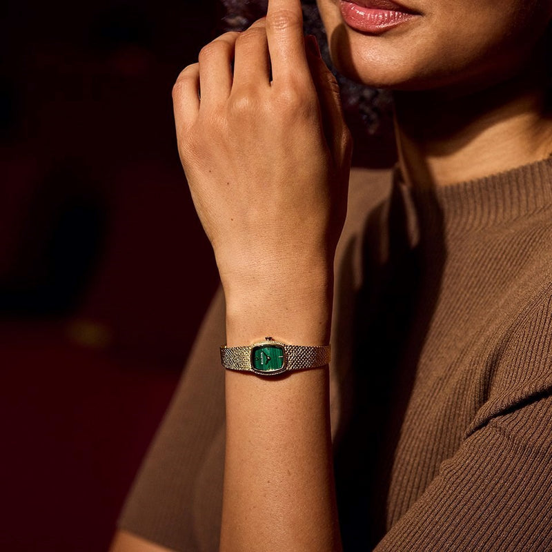 Bulova Goddess of Time Ladies' Green Malachite Quartz Watch