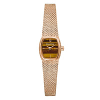 Bulova Goddess of Time Ladies' Tigers Eye Rose Gold Quartz Watch