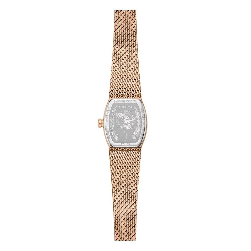 Bulova Goddess of Time Ladies' Tigers Eye Rose Gold Quartz Watch