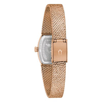 Bulova Goddess of Time Ladies' Tigers Eye Rose Gold Quartz Watch