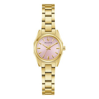 Bulova Surveyor Ladies' Gold Pink Quartz Watch