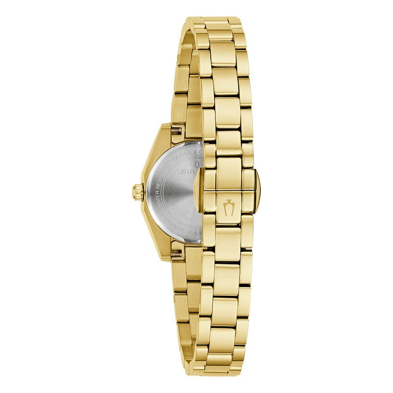 Bulova Surveyor Ladies' Gold Pink Quartz Watch
