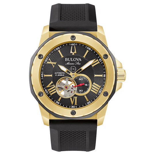 Bulova Marine Star Men's Black Watch
