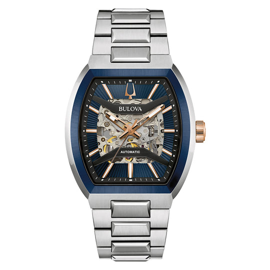 Bulova Maquina Men's Blue Automatic Watch