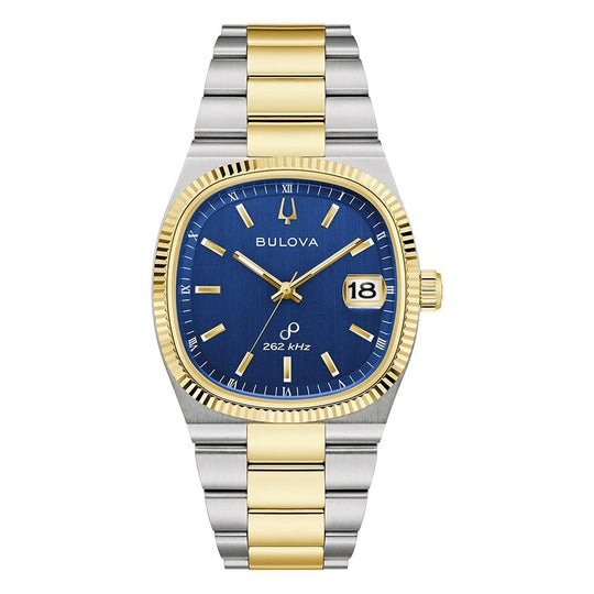 Bulova Super Seville Men's Blue Two-Tone Quartz Watch