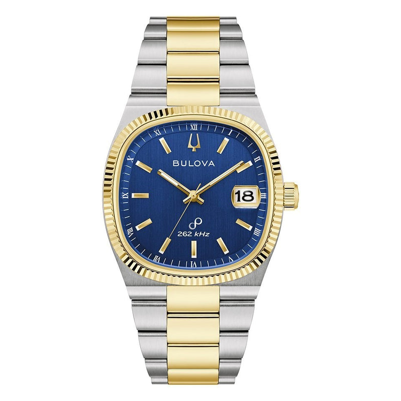Bulova Super Seville Men's Blue Two-Tone Quartz Watch