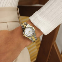Bulova Prestige Ladies' Diamond White Mother of Pearl Quartz Watch