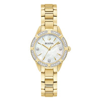 Bulova Sutton Ladies' Gold Diamonds Quartz Watch