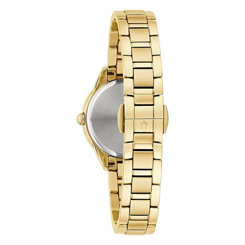 Bulova Sutton Ladies' Gold Diamonds Quartz Watch