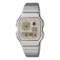 Casio Retro Vintage Unisex Silver Neutral Digital Watch