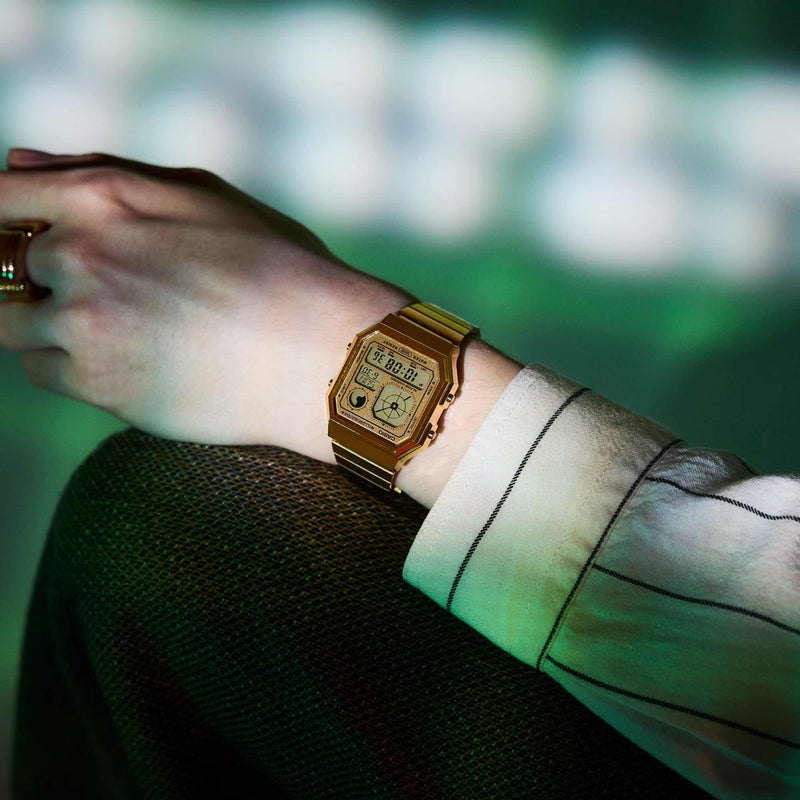 Casio Retro Vintage Unisex Gold Digital Watch