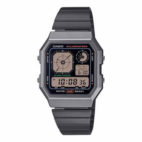 Casio Retro Vintage Unisex Grey Digital Watch