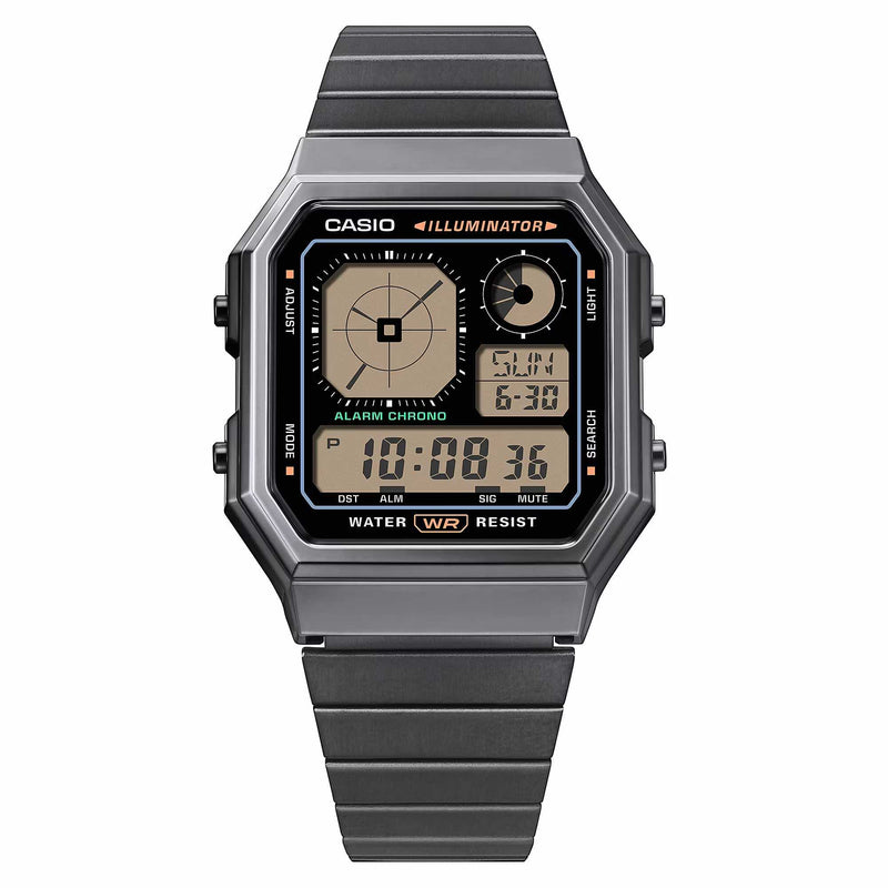Casio Retro Vintage Unisex Grey Digital Watch