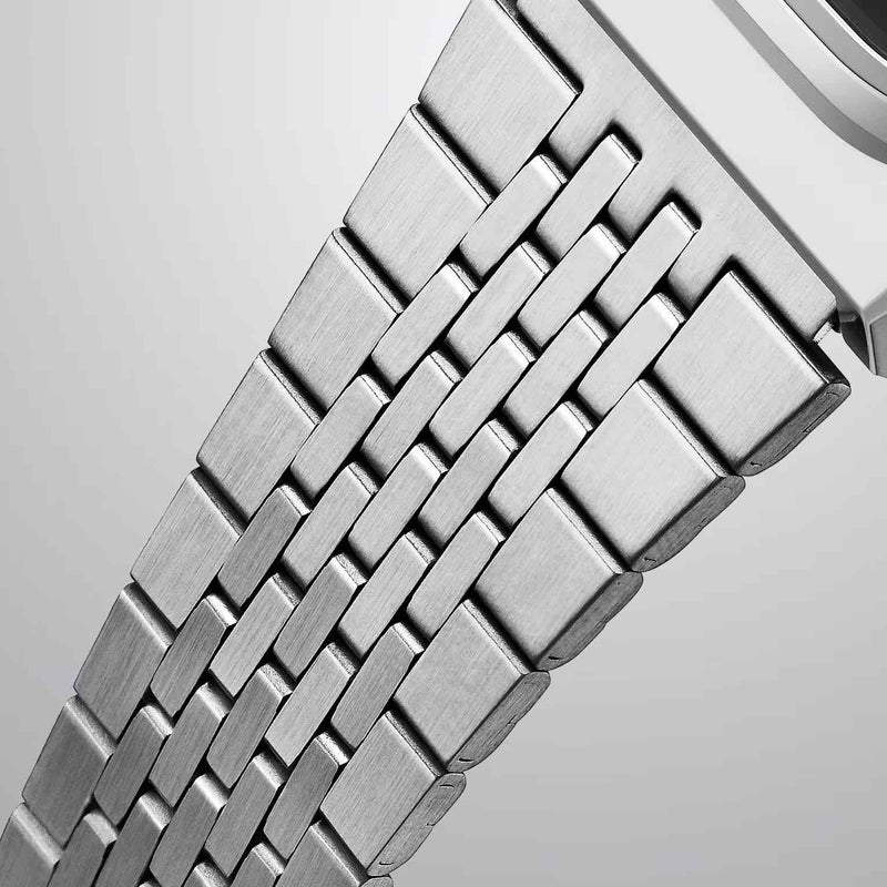 Casio Vintage Unisex Silver Grey Sunray Digital Watch