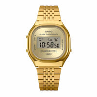 Casio Vintage Unisex Gold Sunray Digital Watch
