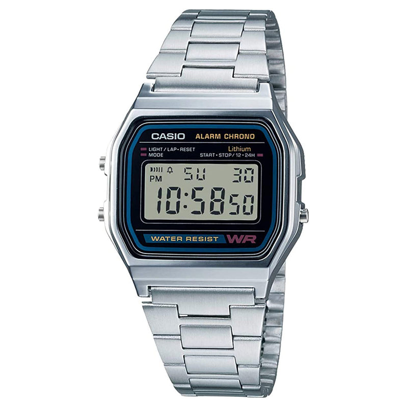 Relógio Casio Vintage A158WA-1DF Digital Prateado
