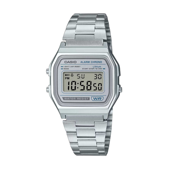 Casio Vintage Unisex Silver Digital Watch