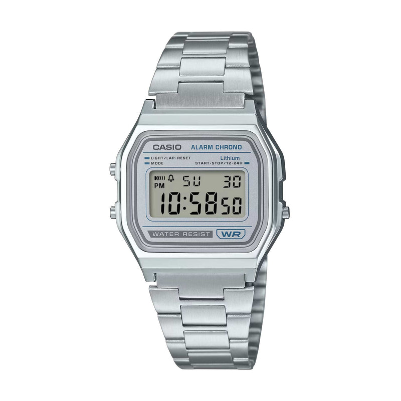 Casio Vintage Unisex Silver Digital Watch