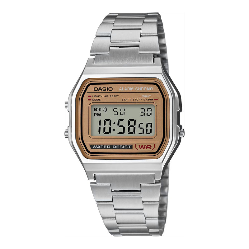 Casio Vintage Unisex Brown Digital Watch