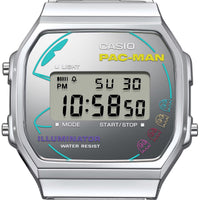 Casio PAC-MAN Vintage Unisex Silver Digital Watch