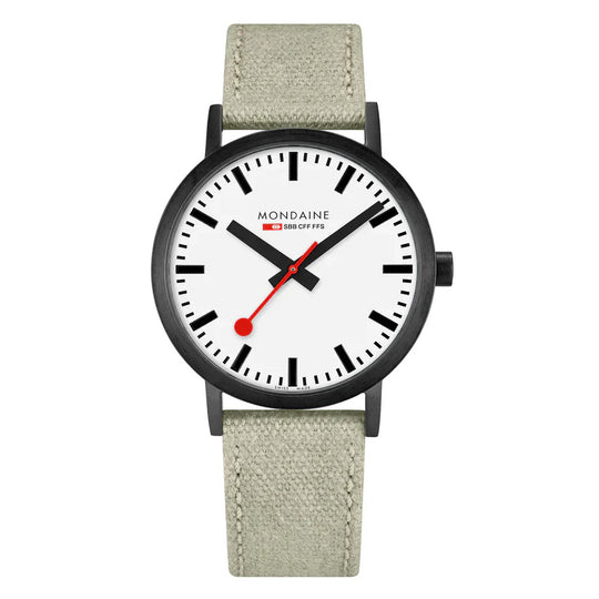Mondaine Watch Classic White Beige A660.30360.61SBG