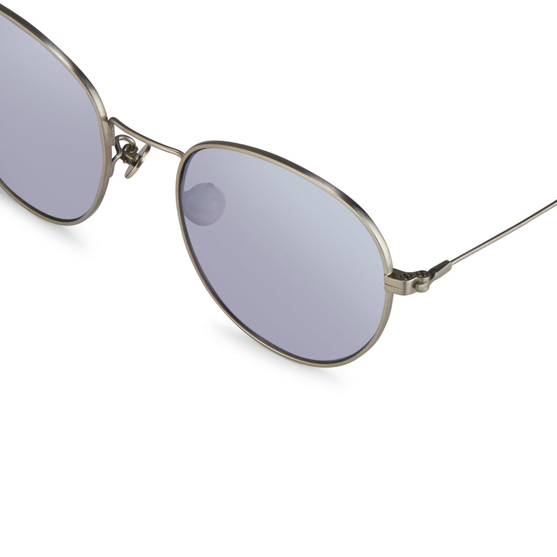 Ann Demeulemeester Sunglasses Oval Silver