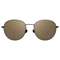 Ann Demeulemeester Sunglasses Oval Black and Brown