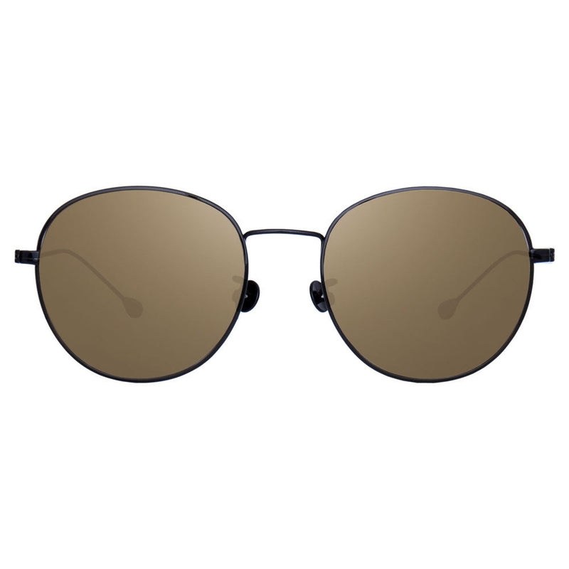 Ann Demeulemeester Sunglasses Oval Black and Brown