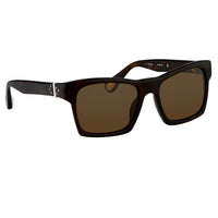 Ann Demeulemeester Sunglasses D-Frame Tortoise Shell and Brown