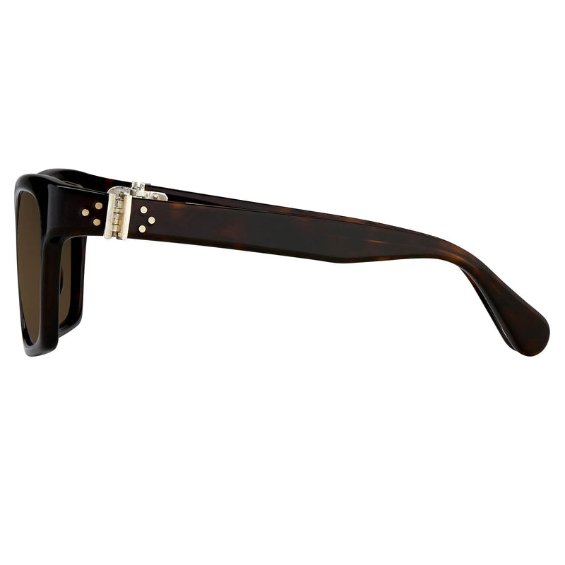 Ann Demeulemeester Sunglasses D-Frame Tortoise Shell and Brown