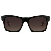 Ann Demeulemeester Unisex D-Frame Brown Sunglasses AD3C6SUN