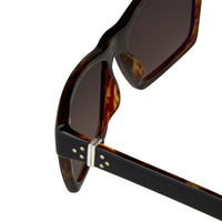Ann Demeulemeester Unisex D-Frame Brown Sunglasses AD3C6SUN