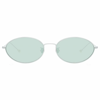 Ann Demeulemeester x Linda Farrow Silver Sunglasses AD62C7SUN