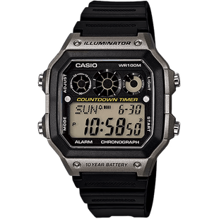 Casio Black Grey Digital Watch