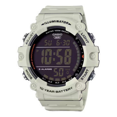 Casio Sport Men's White Digital Watch