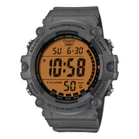 Casio Sport Men's Grey Orange Digital Watch