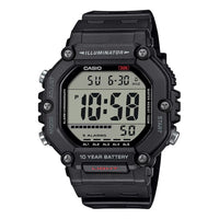Casio Illuminator Men's Black Digital Watch