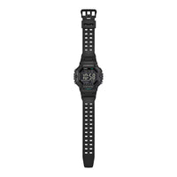 Casio Illuminator Men's Black Extra Long Strap Digital Watch